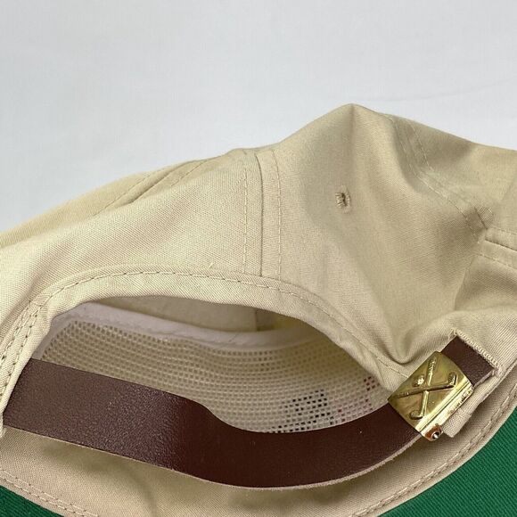 21st Century Genetics Embroidered Logo on K-Brand USA Leather Strap Hat (H18) - Picture 10 of 10